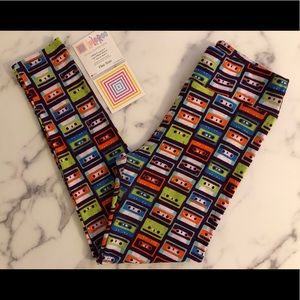 LuLaRoe Leggings - Cassette Tape Pattern